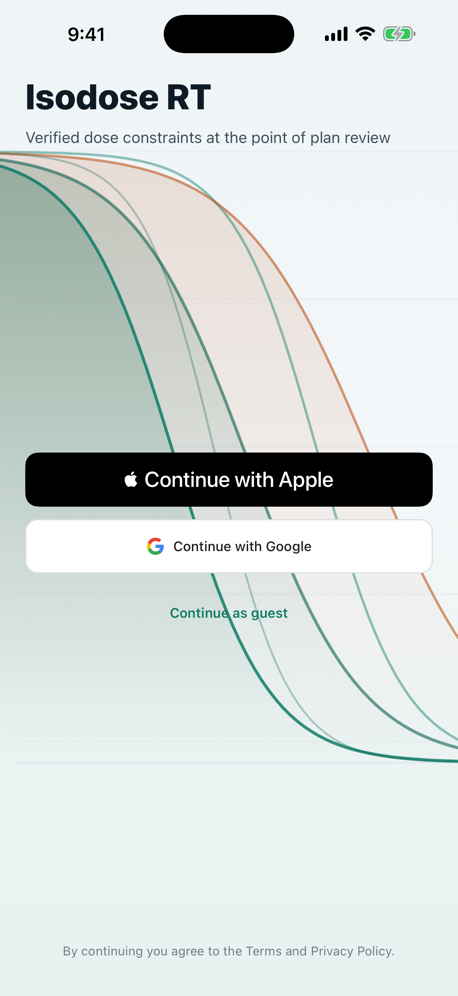 Isodose RT screenshot