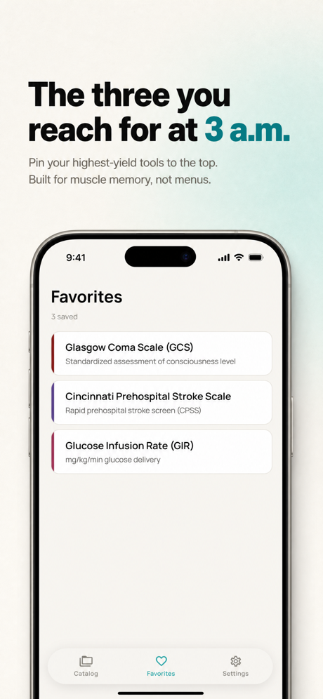 Scores, Medical Calculator screenshot
