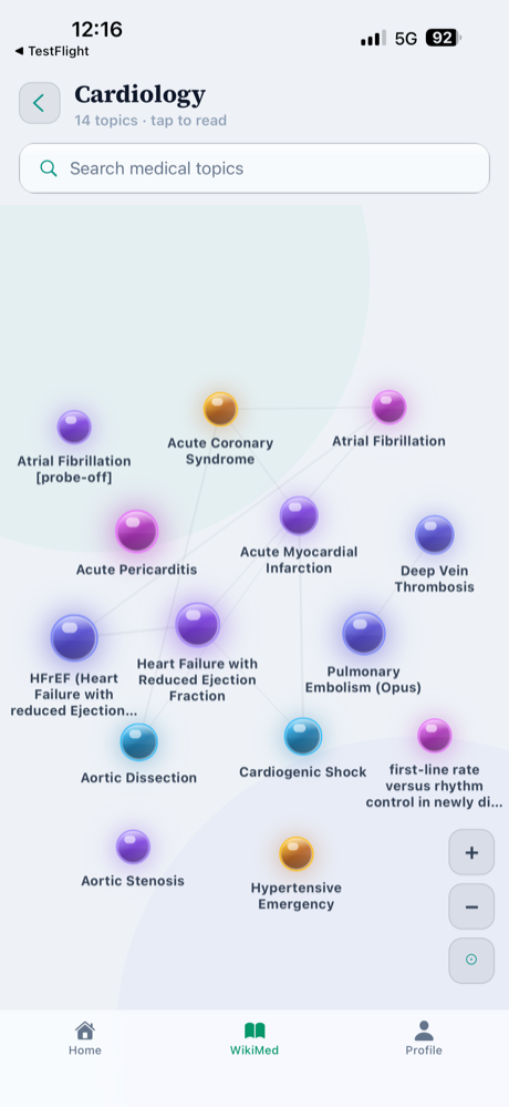 Web of Medicine screenshot